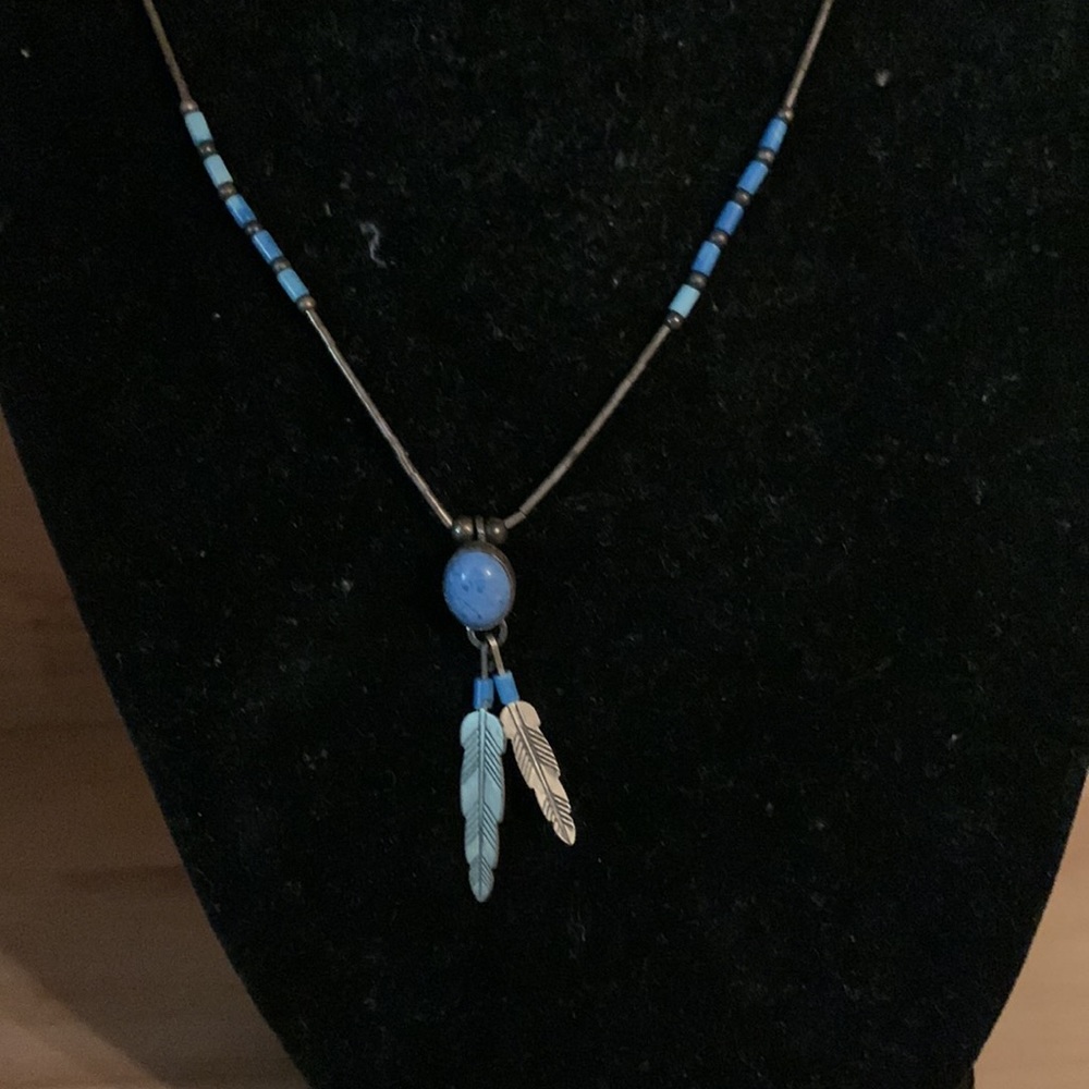 Feather necklace